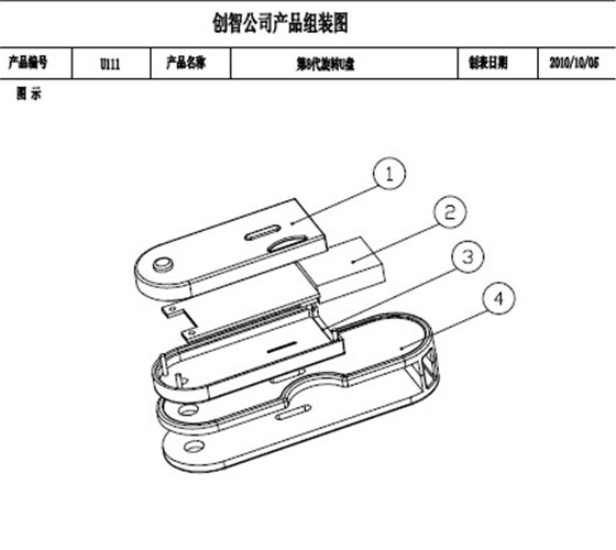 量產u盤外殼注塑加工案例U111 給u盤做個外殼